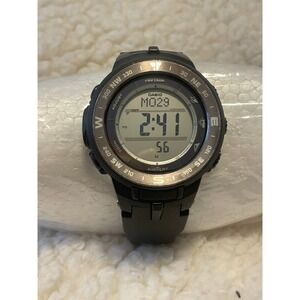 Casio PRO TREK Solar PRG-330-1JF Black Digital Quartz Men's Watch